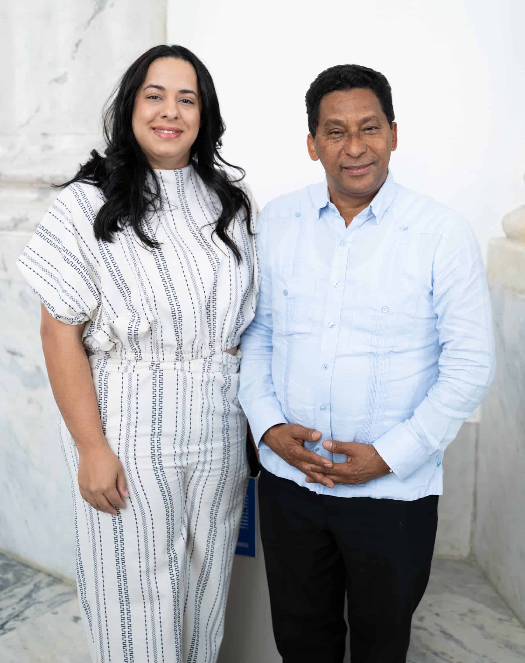 Mariel Arbaje y Félix Franco.
