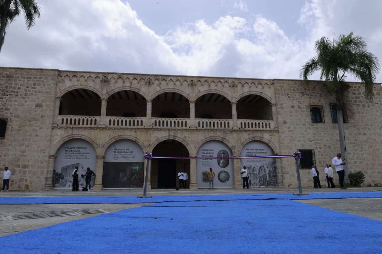 El Gobierno concluyó los trabajos de remozamiento del Alcázar de Colón.