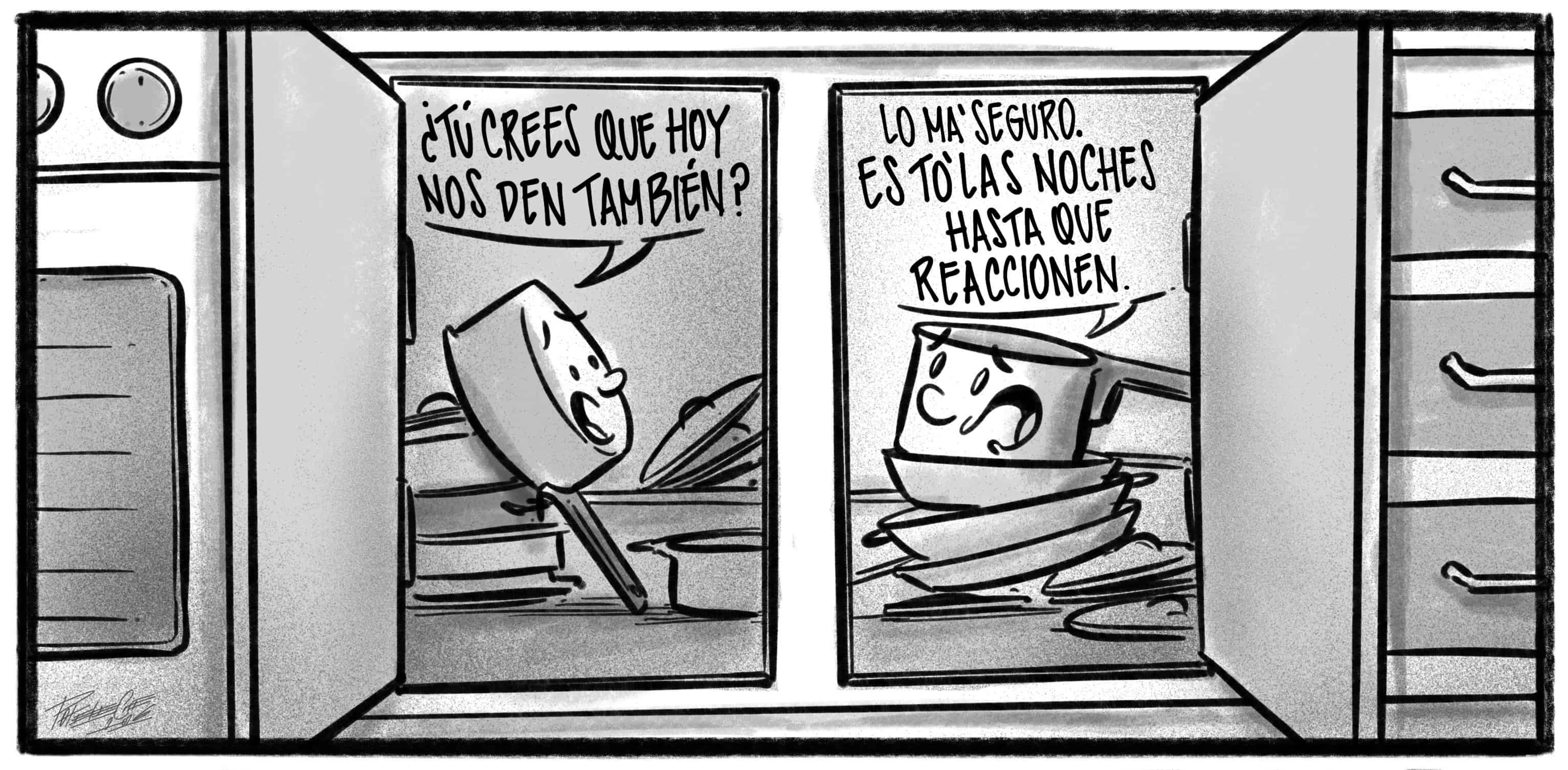 Caricatura de Noticiero Poteleche 11 julio 2026