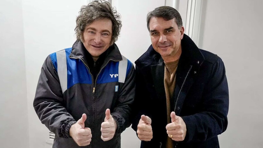 Milei viajará a Brasil para respaldar a Flávio Bolsonaro en las elecciones presidenciales Milei viajará a Brasil para respaldar a Flávio Bolsonaro en las elecciones presidenciales