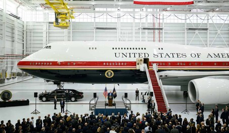 Interrogantes por la seguridad del avi&oacute;n presidencial de Estados Unidos