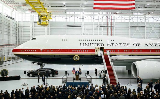 Interrogantes por la seguridad del avi&oacute;n presidencial de Estados Unidos