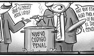 Caricatura de Noticiero Poteleche 13 julio 2026