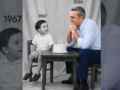 El presidente Luis Abinader cumple sus 59 años