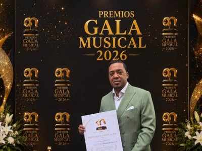 Emprendedor del año en premios gala musical destaca contribuciones