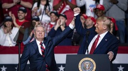 Trump lamenta la muerte del senador Lindsey Graham, un aut&eacute;ntico Patriota