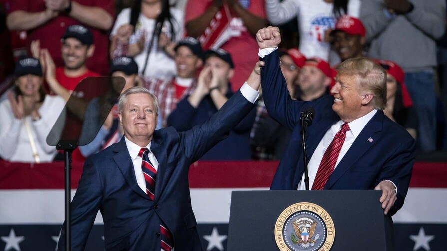 L&iacute;deres muestran su pesar por muerte de senador estadounidense Lindsey Graham, aliado clave de Trump