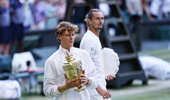 Sinner revalida el t&iacute;tulo de Wimbledon tras remontar a Zverev