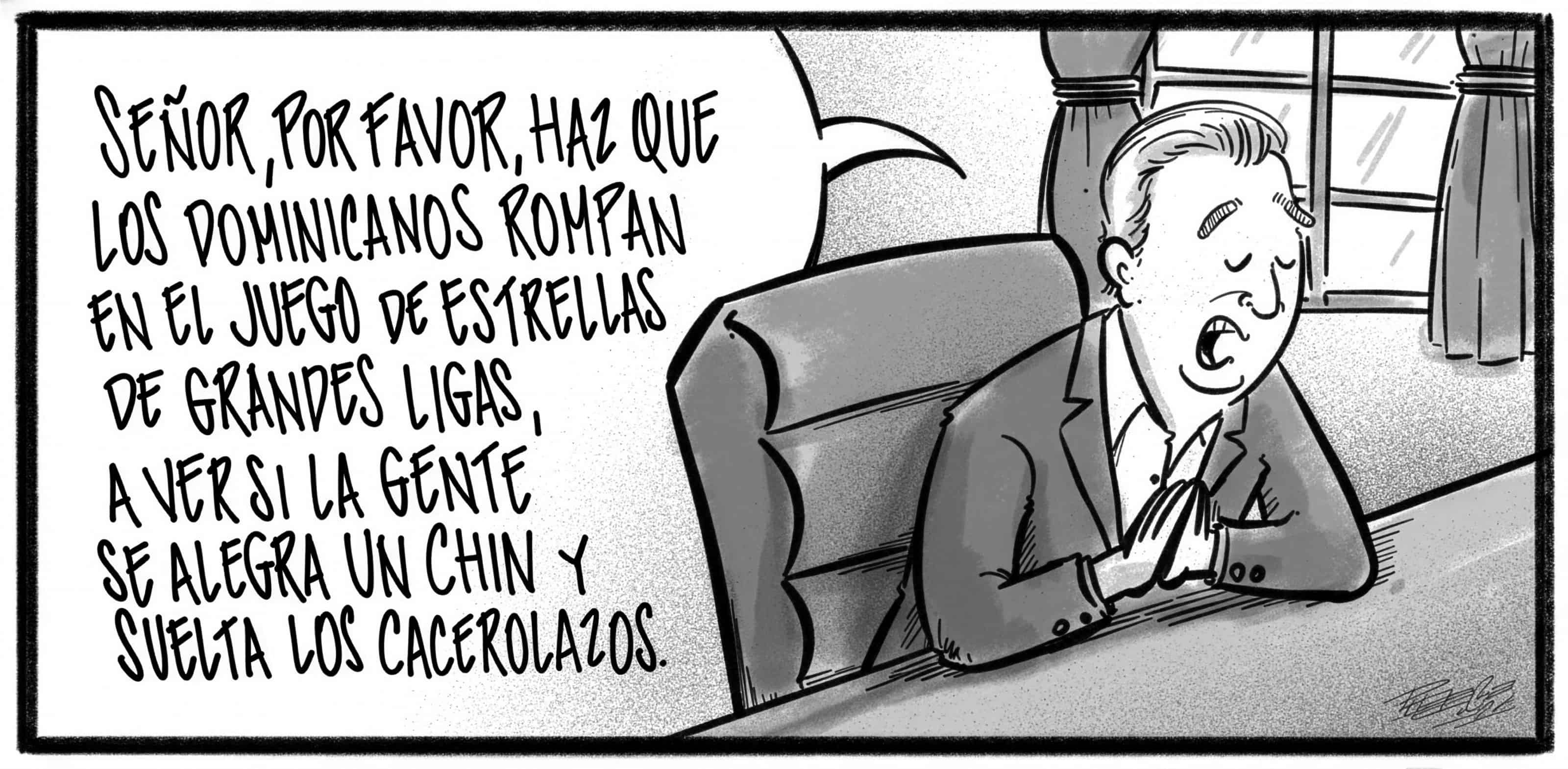 Caricatura de Noticiero Poteleche 14 julio 2026