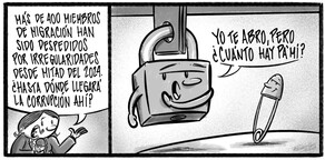 Caricatura de Noticiero Poteleche 15 julio 2026