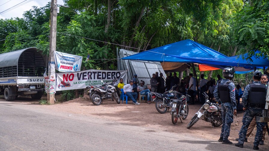 Un campamento paraliza desde hace 75 días el acceso a proyecto de planta de residuos en La Cuaba Un campamento paraliza desde hace 75 días el acceso a proyecto de planta de residuos en La Cuaba