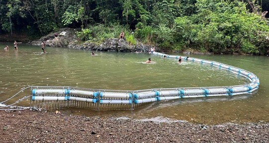La Cuaba recibe infraestructura para evitar que los residuos lleguen al r&iacute;o Hig&uuml;ero