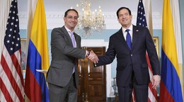 Rubio recibe al vicepresidente electo de Colombia para mostrar respaldo al nuevo Gobierno