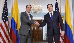 Rubio recibe al vicepresidente electo de Colombia para mostrar respaldo al nuevo Gobierno