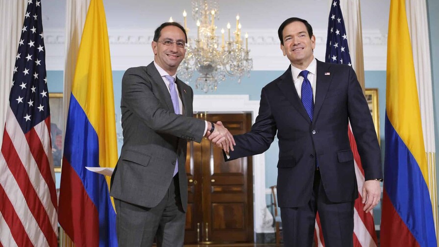 Rubio recibe al vicepresidente electo de Colombia para mostrar respaldo al nuevo Gobierno Rubio recibe al vicepresidente electo de Colombia para mostrar respaldo al nuevo Gobierno
