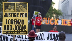 Protestan en Nueva York por Lorenzo, Joan y todas las v&iacute;ctimas del ICE