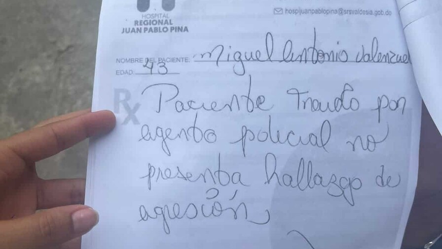 Hombre que falleció en destacamento de San Cristóbal no presentaba lesiones previas, según abogado Hombre que falleció en destacamento de San Cristóbal no presentaba lesiones previas, según abogado