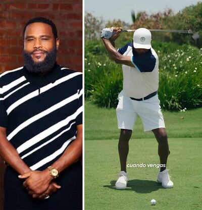 Entre risas y golf: Anthony Anderson disfruta del Corales Puntacana Championship