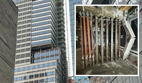 Informe revela que columnas del edificio colapsado en Manhattan no fueron reforzadas