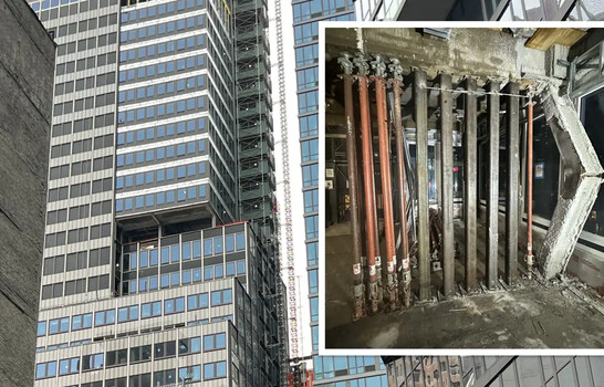 Informe revela que columnas del edificio colapsado en Manhattan no fueron reforzadas