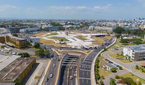 Presidente Abinader inaugura el t&uacute;nel Plaza de la Bandera