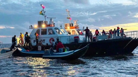 Dos tripulantes dieron positivo a marihuana en ferry que naufrag&oacute; en Guyana