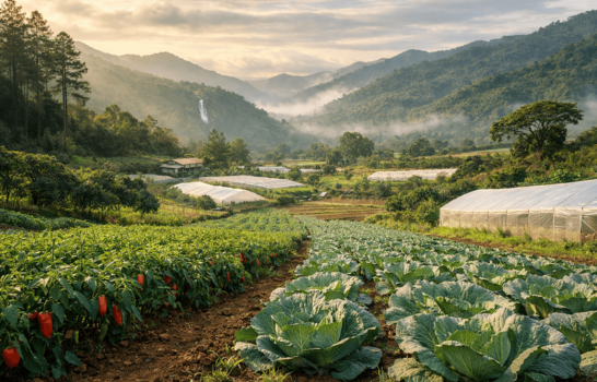 Ocoa, jard&iacute;n de vegetales, no del narcotr&aacute;fico