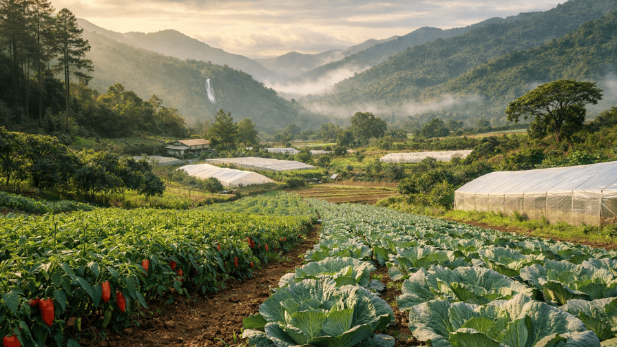 Ocoa, jardín de vegetales, no del narcotráfico Ocoa, jardín de vegetales, no del narcotráfico