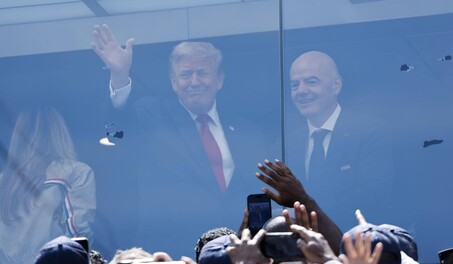 Trump llega a la final del Mundial de f&uacute;tbol: Es dif&iacute;cil apostar contra Messi