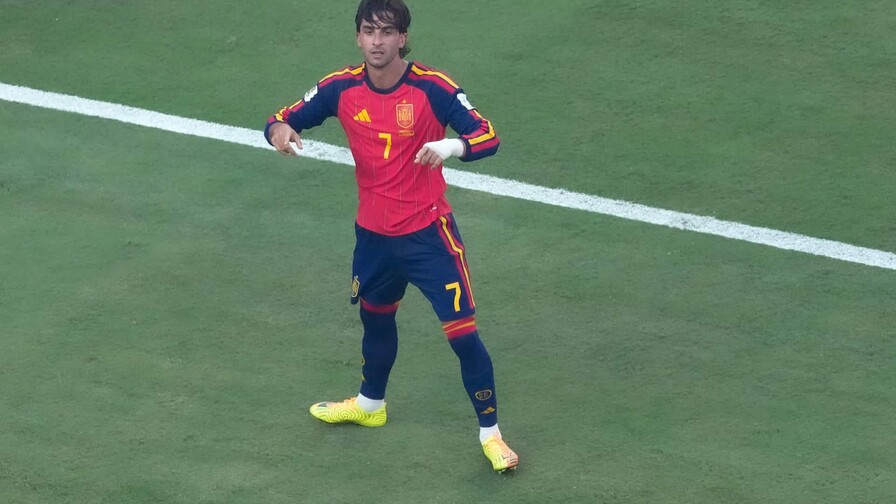 Así reaccionó Ferran Torres al gol que metió y le otorgó el triunfo a España Así reaccionó Ferran Torres al gol que metió y le otorgó el triunfo a España