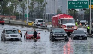 Lluvias torrenciales provocan inundaciones repentinas en Nueva York