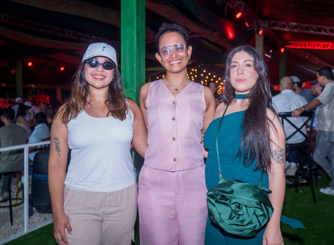 Aleidy Rosario, Carolina Morel y Radibel Almonte.