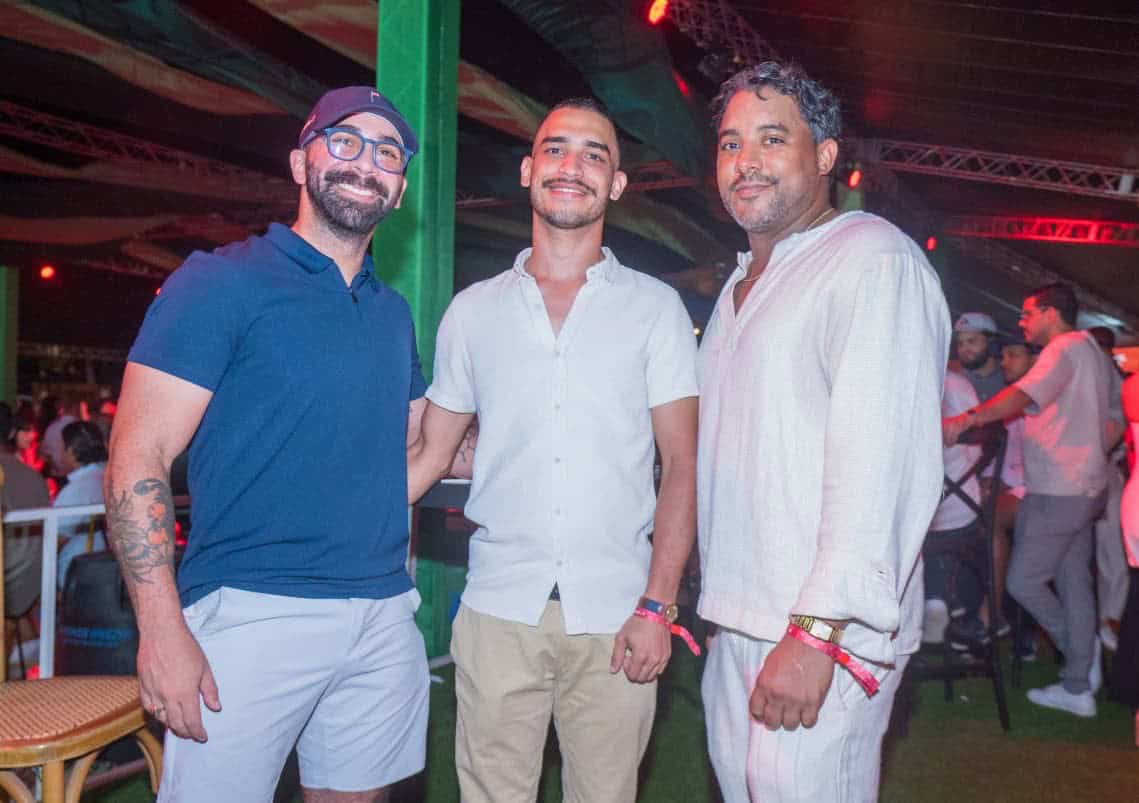 Cristian Olivier, Abel Castillo y Jeremy Encarnación.