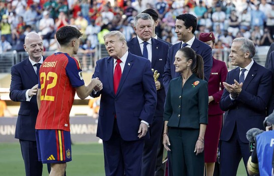 Trump e Infantino entregan la Copa Mundial 2026 a una Espa&ntilde;a extasiada en Nueva York
