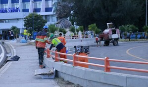 A horas de su inauguraci&oacute;n, aceleran trabajos finales en el t&uacute;nel de la Plaza de la Bandera
