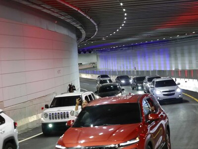 Abinader inaugura túnel de la Plaza de la Bandera