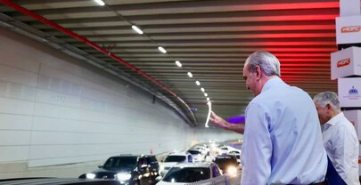 El post de Abinader luego de haber inaugurado el t&uacute;nel Plaza de la Bandera
