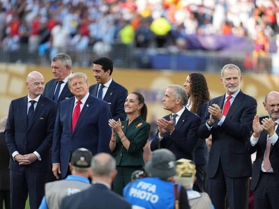 Mundial de Fútbol: Donald Trump se queda en escenario junto a España
