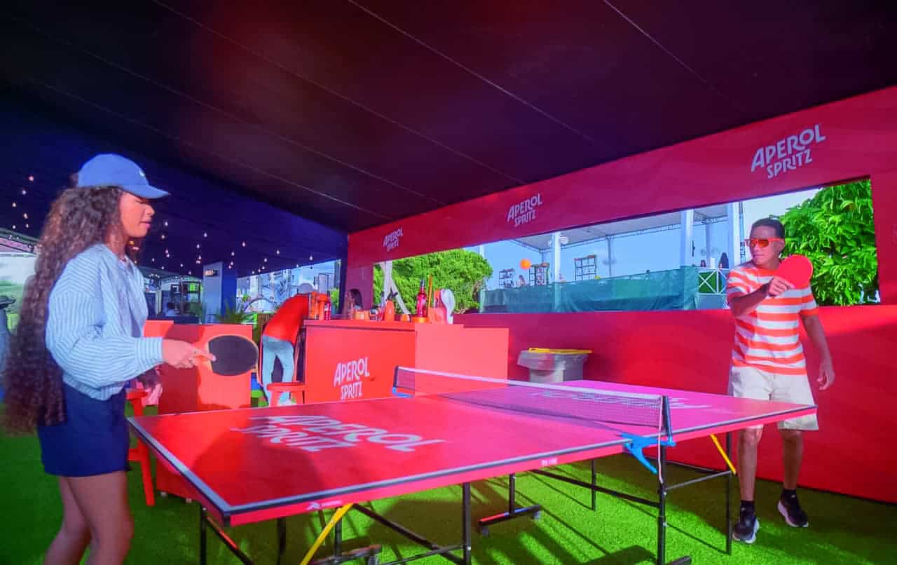 La diversión garantizada con una mesa de tenis de mesa.