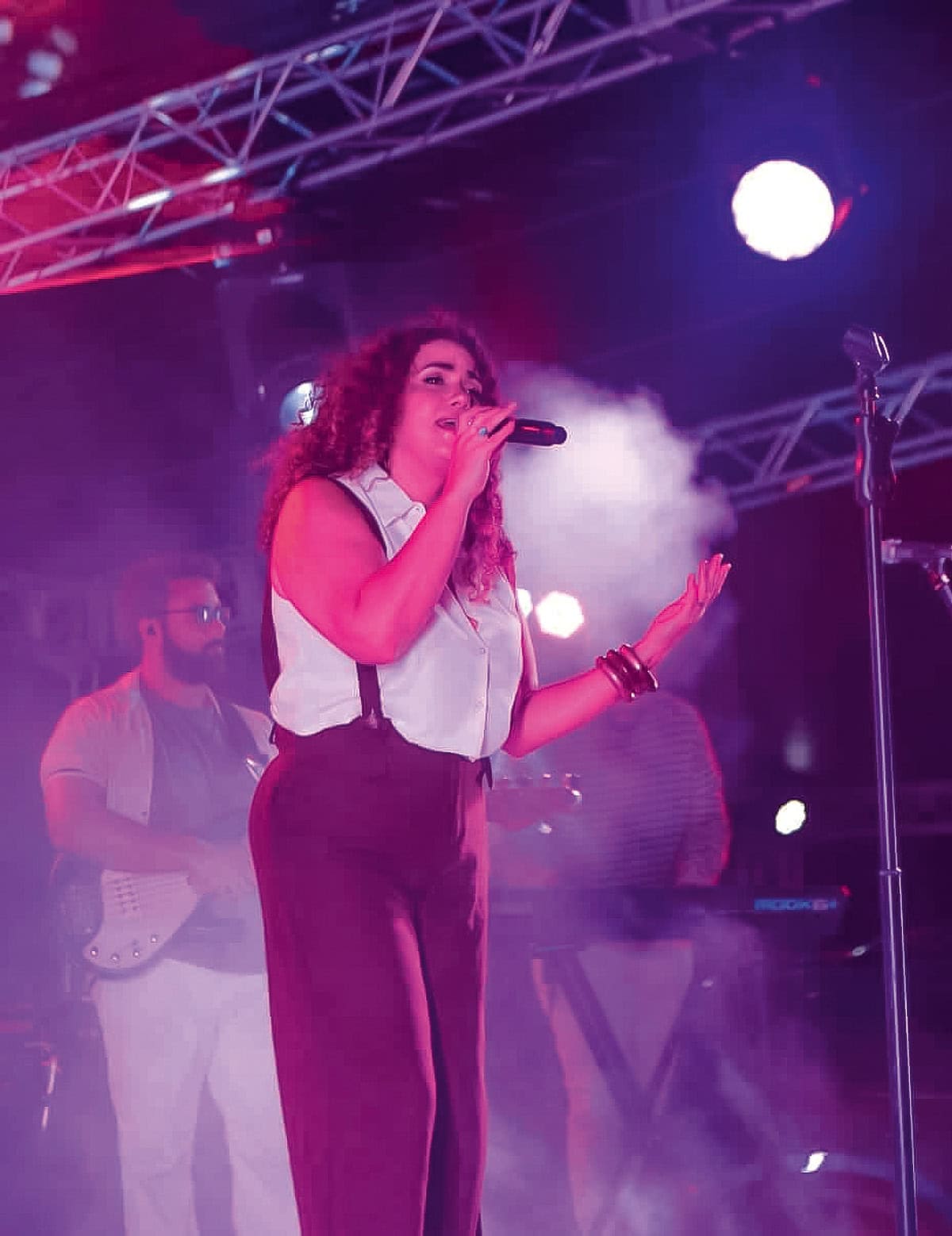 Laura Rivera conquistó al público con su poderosa voz.