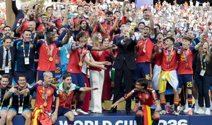 El  rey Felipe VI y la familia real celebran con Espa&ntilde;a la conquista del Mundial 2026