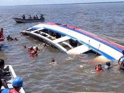 Naufragio ferry Guyana deja al menos 41 muertos
