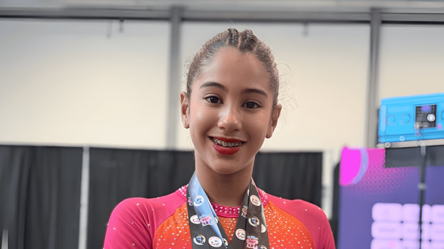 Gimnasta dominicana de 11 años conquista cinco medallas en Copa Panamericana de Clubes USAG 2026