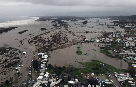 Un fuerte temporal en Chile deja diez muertos y 100,000 personas aisladas