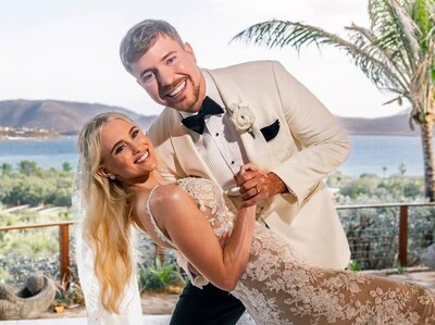 Así fue la boda secreta de MrBeast en una isla privada del Caribe