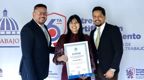 Diario Libre recibe certificaci&oacute;n en seguridad laboral y sienta precedente en la prensa dominicana