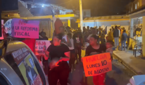 En Moca se movilizan contra el alto costo de la vida y la elevada facturaci&oacute;n el&eacute;ctrica