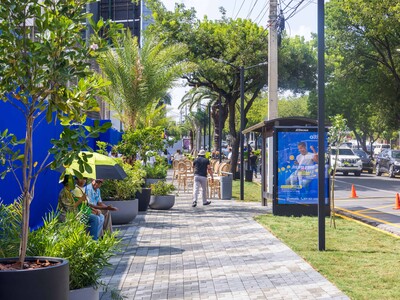 Alcaldesa inaugura el Paseo Paraíso en la Churchill