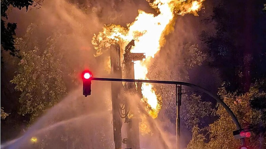 Ocho heridos en una deflagración de gas en las obras de una estación de metro de Barcelona