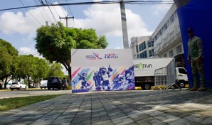 Alcald&iacute;a del DN inaugura parque Paseo Para&iacute;so con mural dedicado a los Juegos Centroamericanos